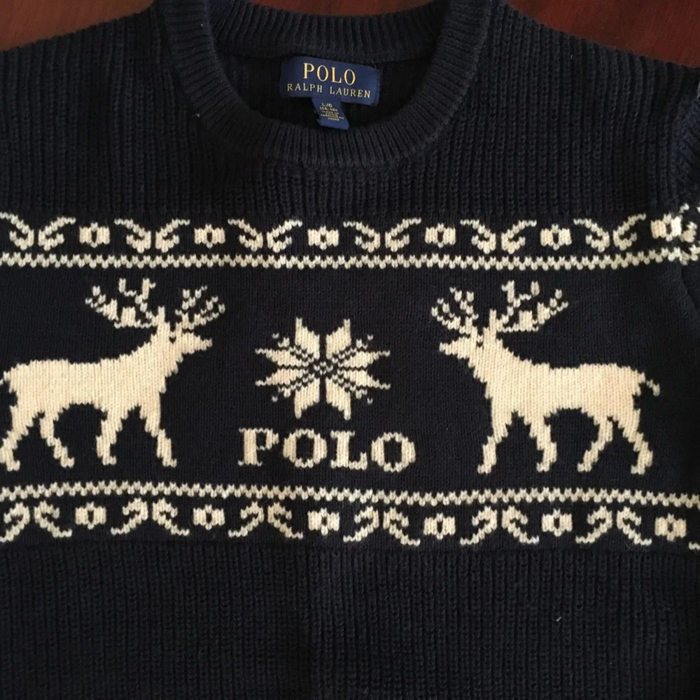 POLO Ralph Lauren Sweater - Boys Size L (14-16) - Picture 3 of 8